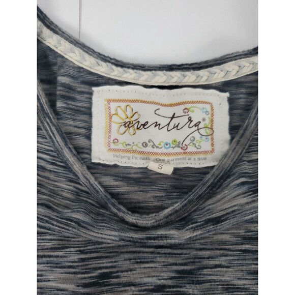 Women's Aventura Tank Dress Size Small  Organic Cotton Shift heathered Grey - Picture 3 of 8